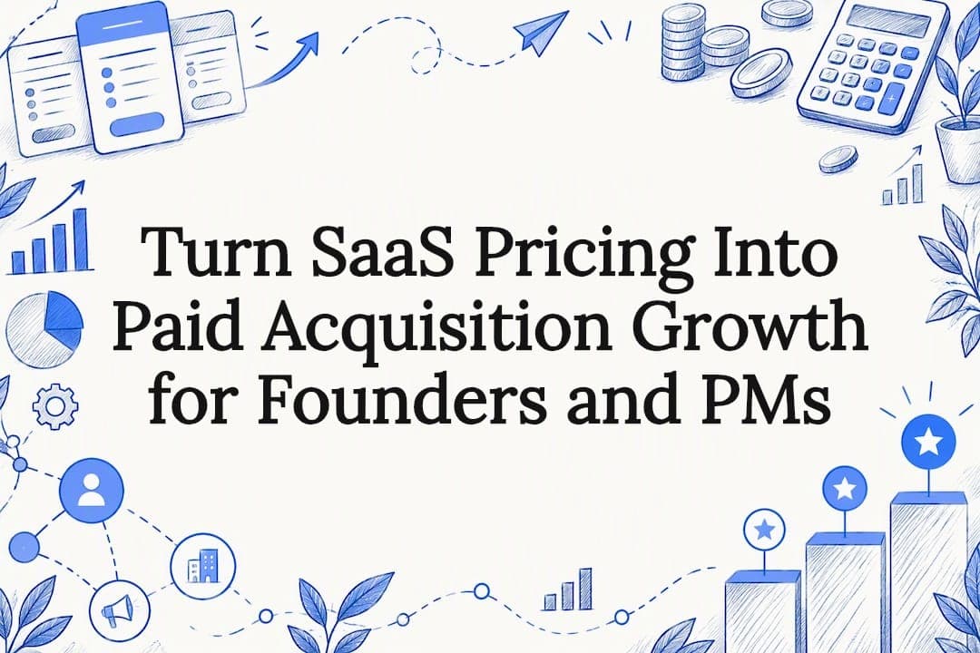 Turn SaaS Pricing Into Paid Acquisition Growth for Founders and PMs