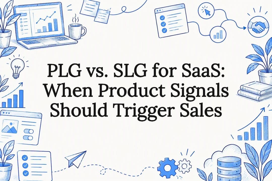 PLG vs. SLG for SaaS: When Product Signals Should Trigger Sales